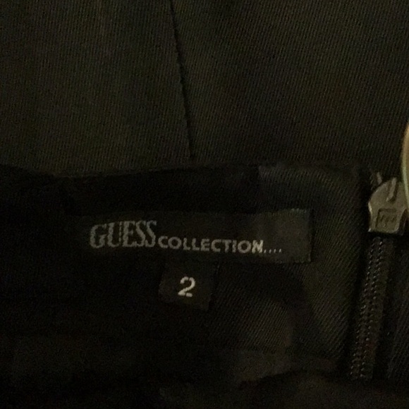 GUESS  women’s little black MINI dress  sz 2  black - Picture 4 of 6